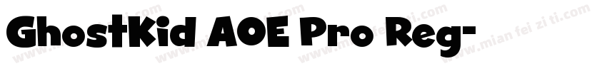 GhostKid AOE Pro Reg字体转换